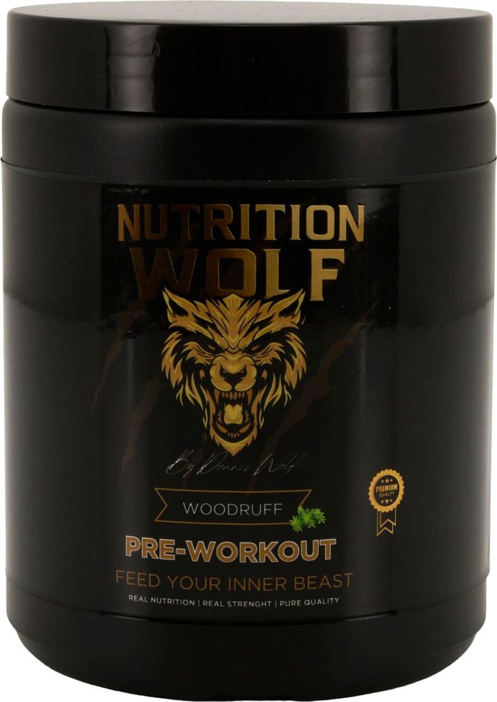 Nutrition Wolf Pre-Workout Stimulant 300 g – Kreatin, Koffein & Beta-Alanin -
