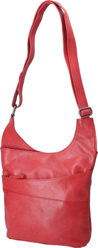 The Skandinavian Brand Lady Bag Washed Nappa rot : rot-80 Farbsortierung: rot-80