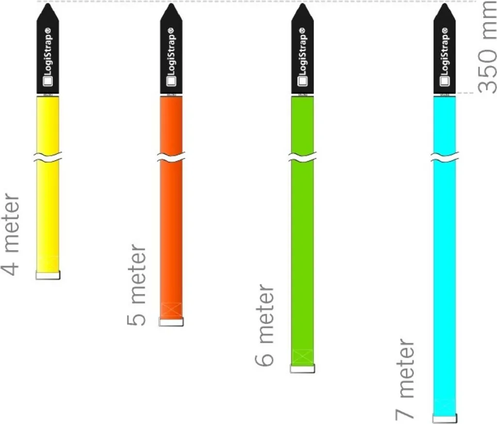 Sangle de fixation réutilisable Velcro® Jaune pour palettes et colis - 11