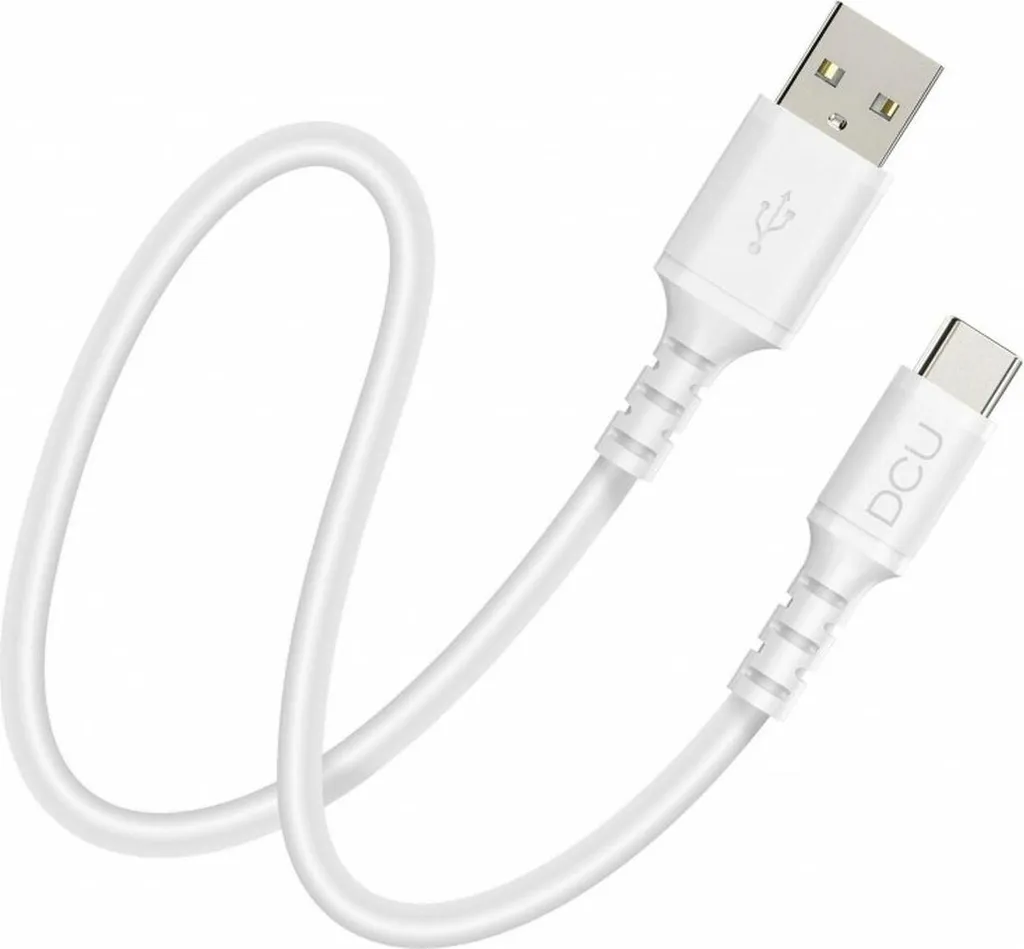 Câble USB DCU 2.0 Blanc 1m - Connectique Haute Qualité pour vos Appareils