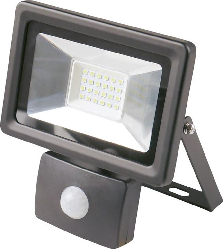 Shada LED Flutlichtstrahler 20W 4000K mit Bewegungssensor