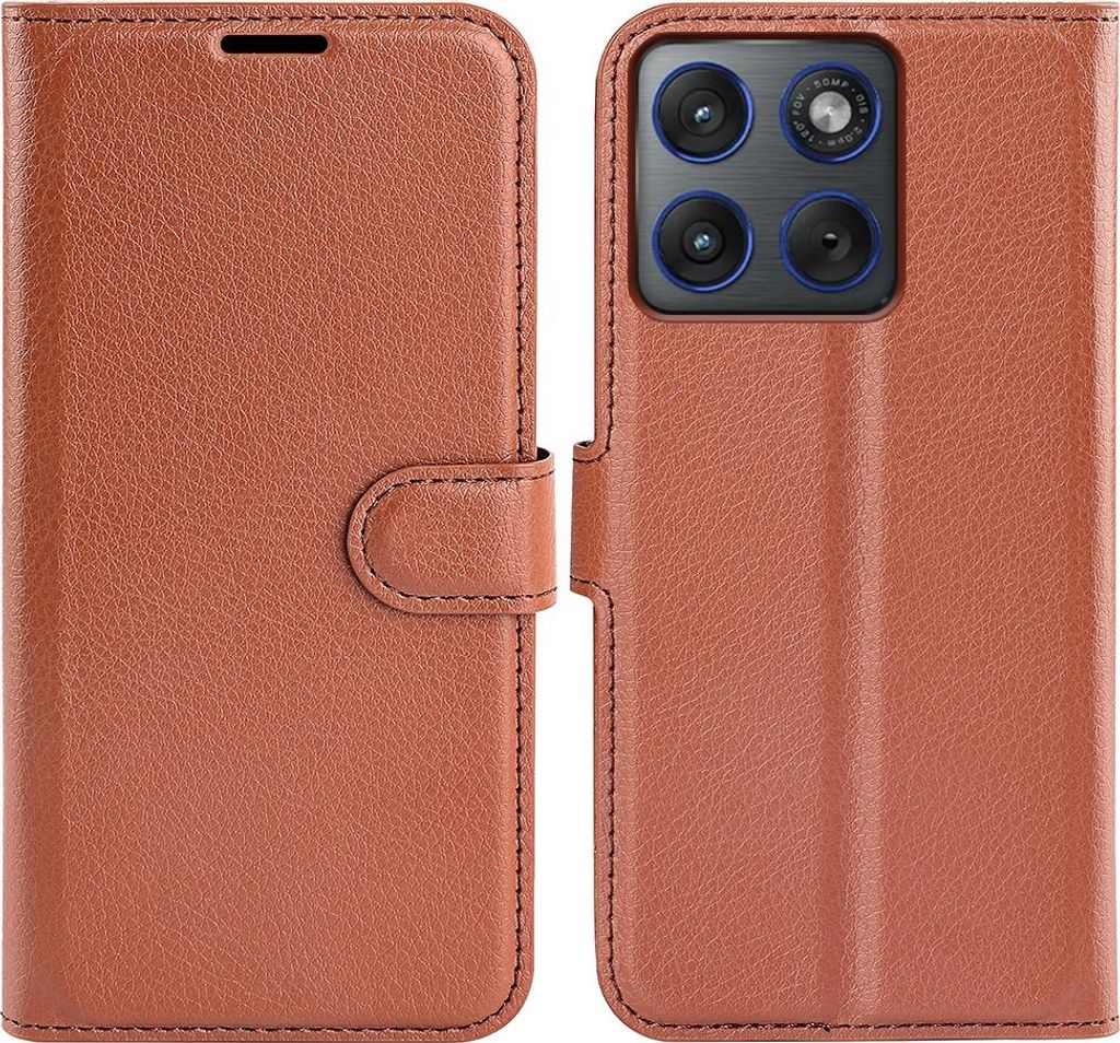 Motorola Edge 70 Hülle - Coverup Klapphülle - Braun
