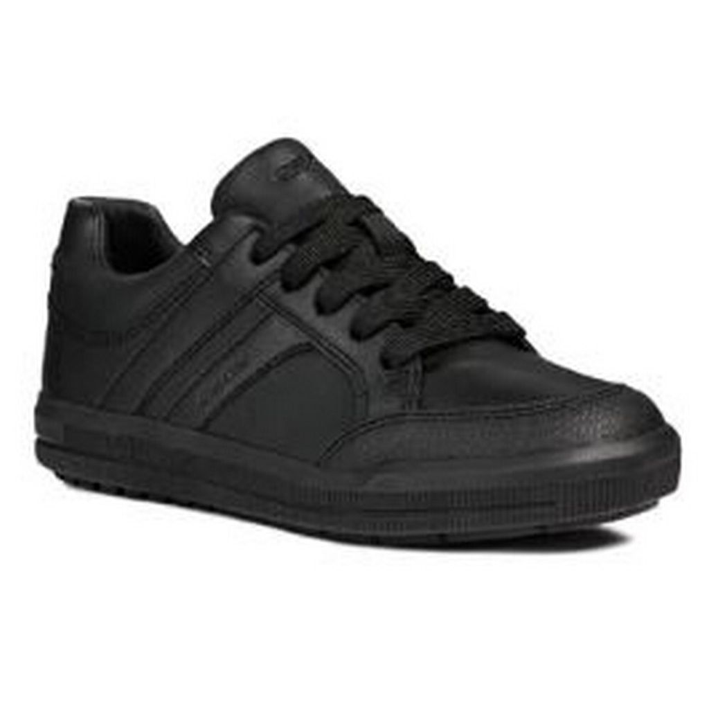 Geox - Jungen Sneaker "J Arzach B D", Leder FS6486 (35 EU) (Schwarz)