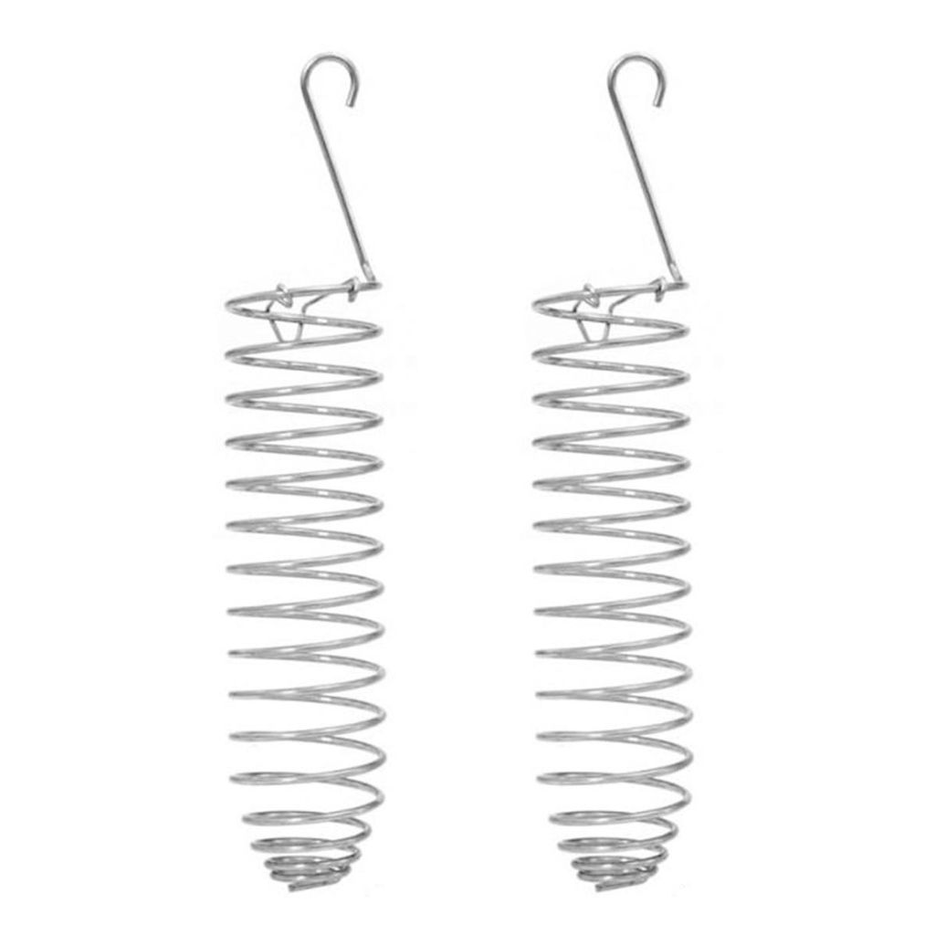 2er Set Edelstahl Vogel-Futterspender – 304 rostfrei, Produktbild 