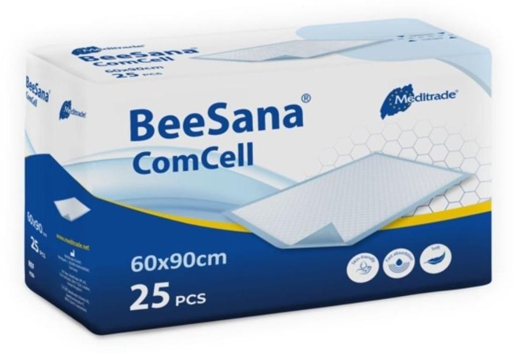 BeeSana® Comcell - Bettschutzeinlagen 60x90 cm - 25 Stück Produktbild 