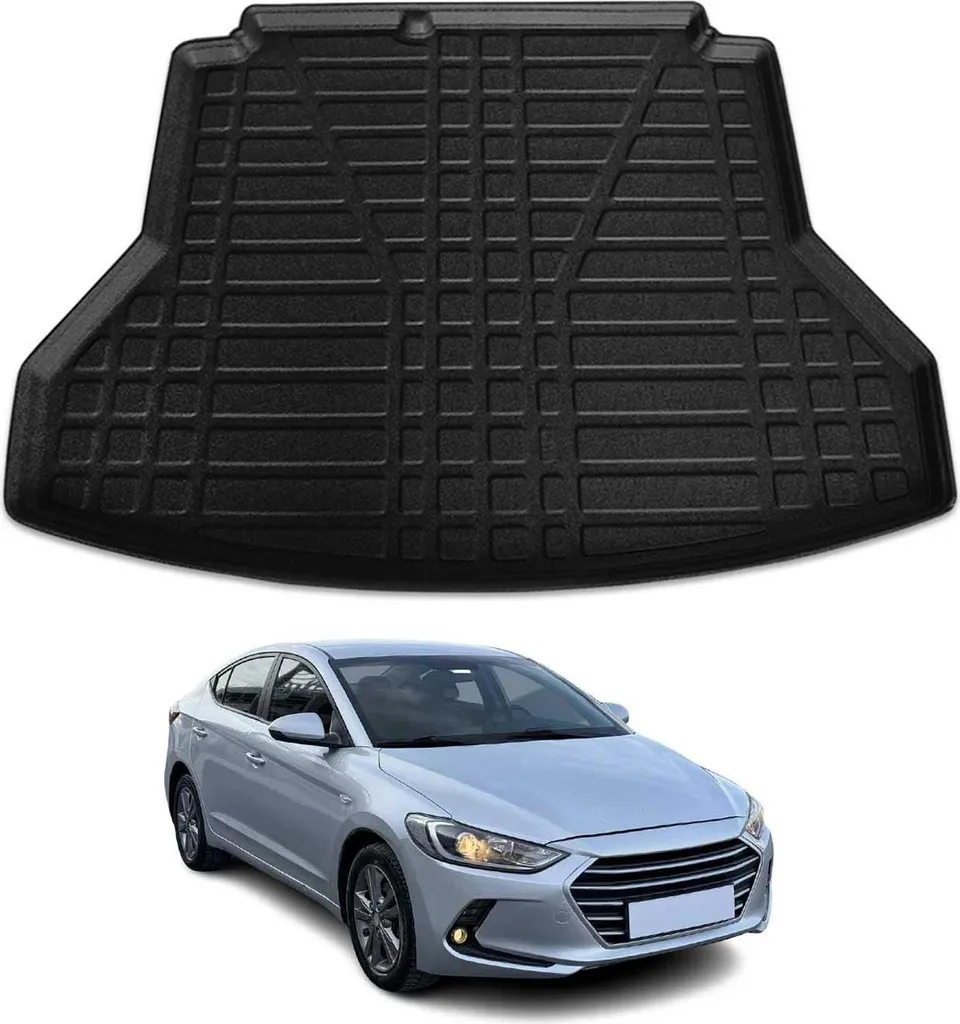 Vasca Baule Hyundai Elantra 2016-2021 | Gomma TPE Su Misura