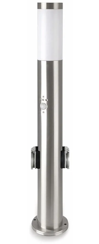 Borne de Jardin Inox Nickel Satiné IP44 pour Balisage Allée et Terrasse