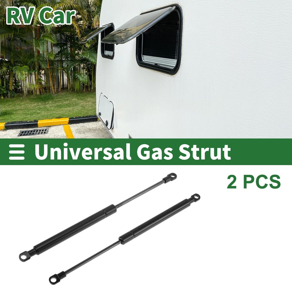300mm/11.81" Gasdruckfedern 27lb/120N/12kg Gasschwarzer Kohlenstoffstahl 2 Stk RV Auto Werkzeugkastendeckel Aufbewahrungsbox Abdeckung Schranktür ...