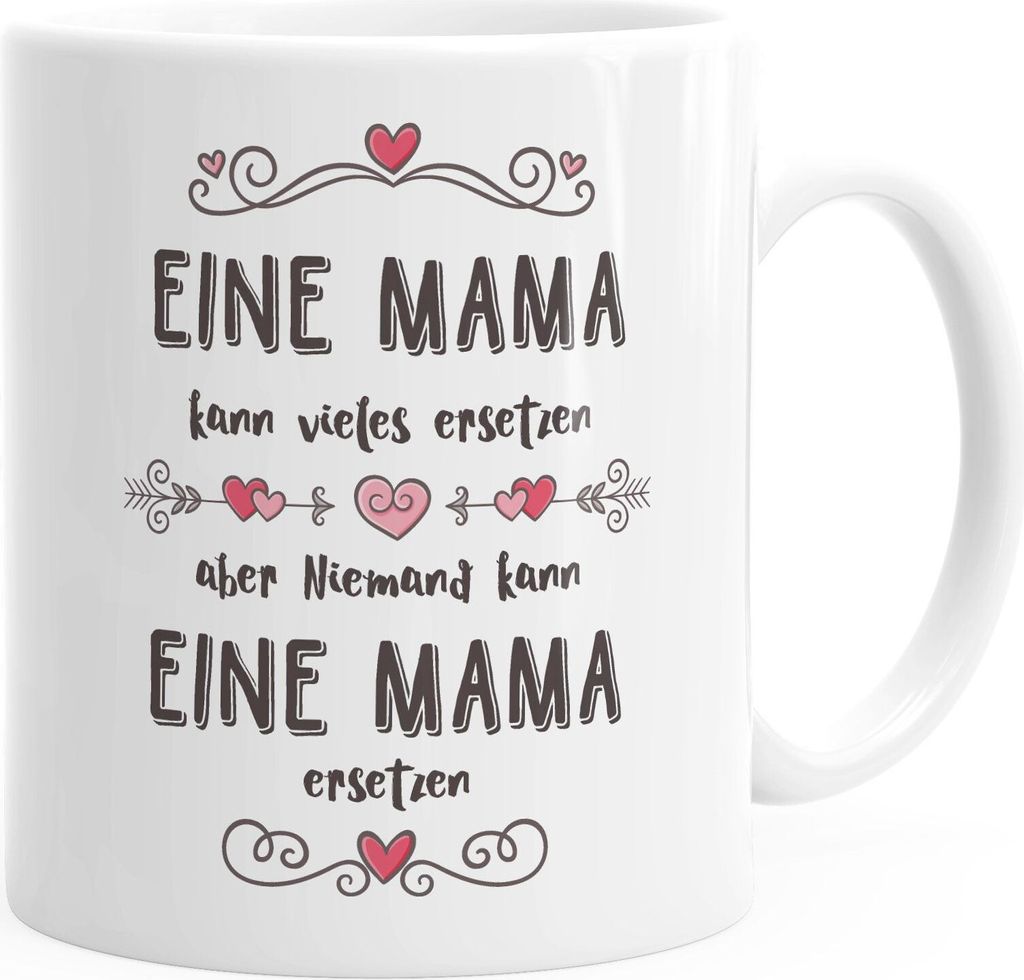 Kaffee-Tasse Geschenk zum Muttertag Niemand kann eine Mama Produktbild 