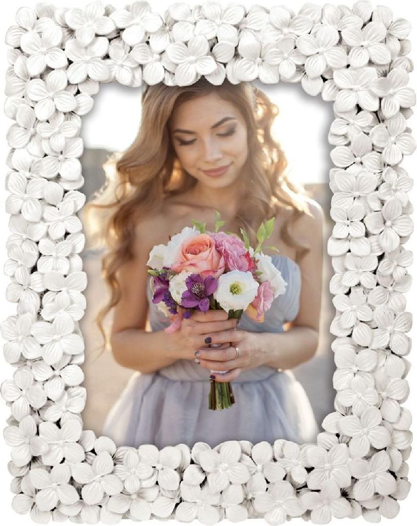 ZEP Portraitrahmen BLUMEN weiß 20x25 cm Produktbild 