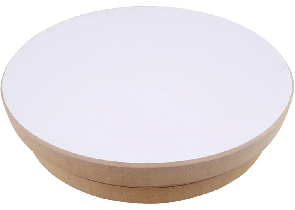 Plateau tournant en MDF rond 20 cm pour modelage et poterie artisanale