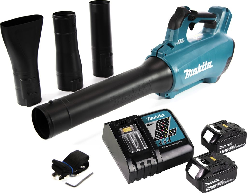 Makita DUB 184 RT Akku Gebläse 18 V Brushless + 2x Akku 5,0 Produktbild 