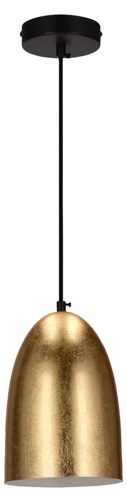Suspension ICARO dorée pour éclairer une pièce sombre luminaire métal E27