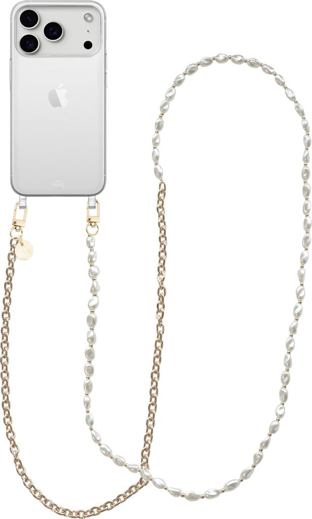 iPhone 17 Pro - Over The Moon Transparant Cord Case - Long Cord