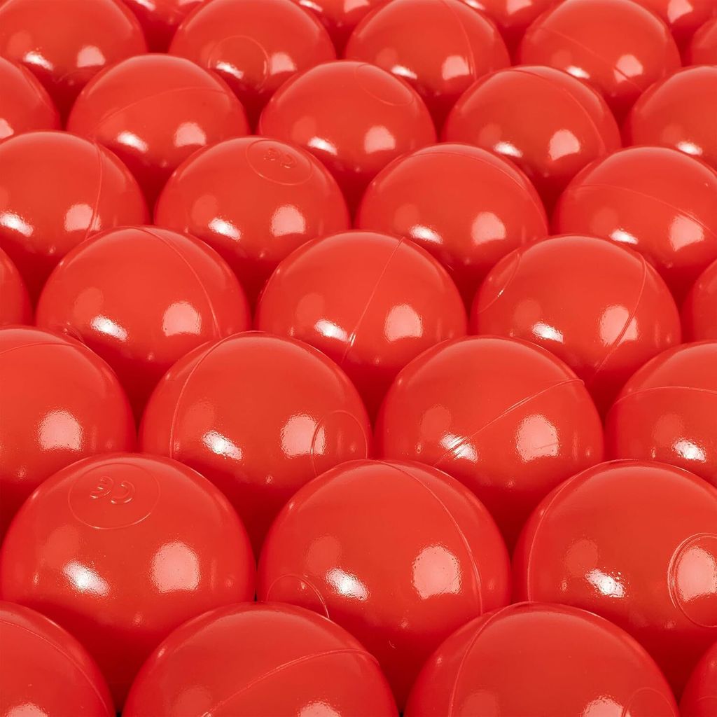 H&F Heimtextilien | 500 Spielbälle für Bällebad 6 cm – Rot Produktbild 