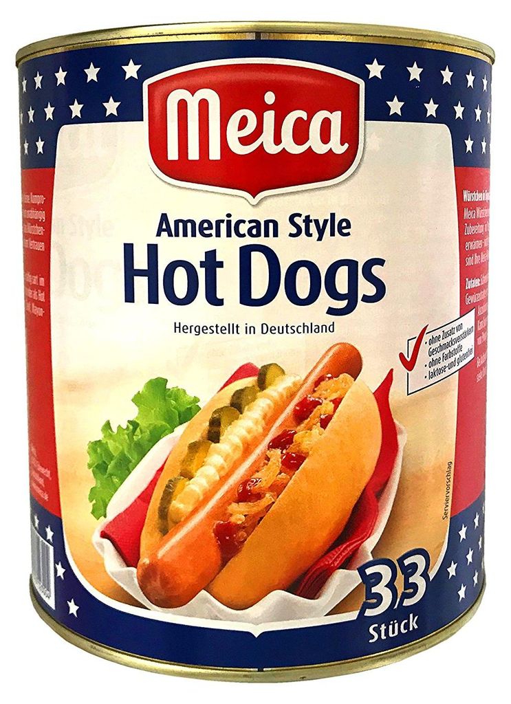 HOT DOGS Salsicce all'americana (2900 g/33 pezzi) Immagine del prodotto 