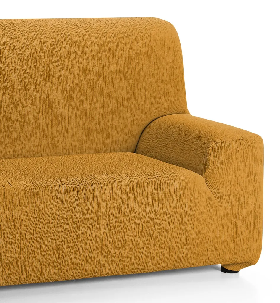 Housse de Canapé Anti-taches et Extensible Moutarde : Protégez votre Sofa