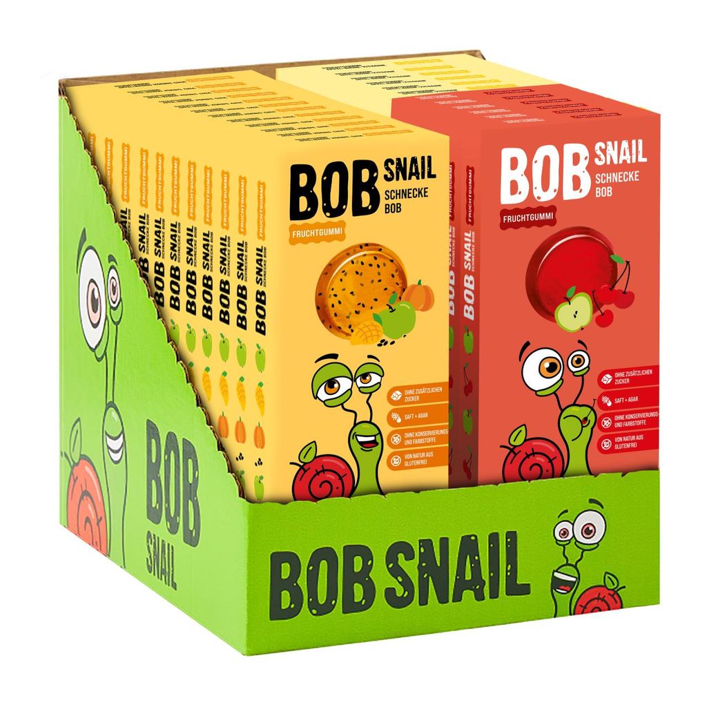 Bob Snail Set 25 - Fruchtgummies 12x27g Produktbild 