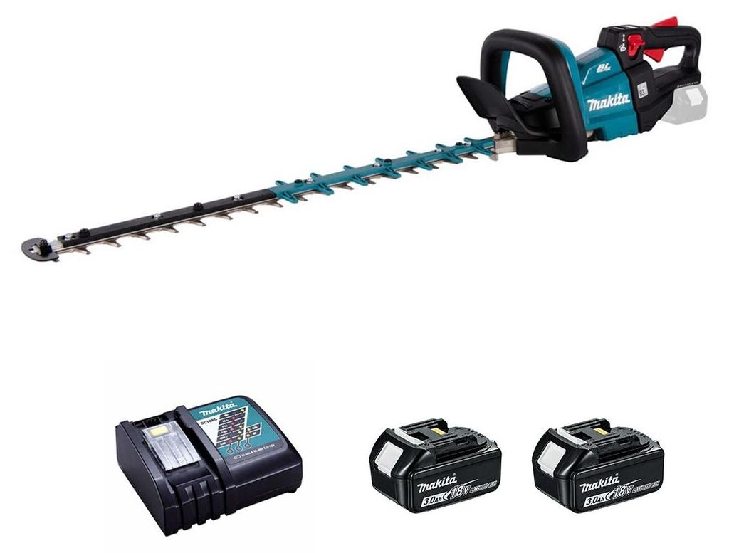 Heckenschere MAKITA DUH601RF2-SK (2 x 3,0 Ah + DC18RC)