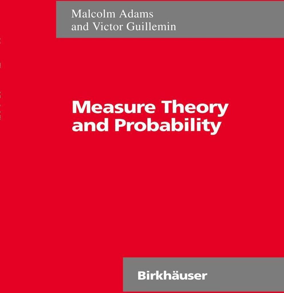 Measure Theory and Probability