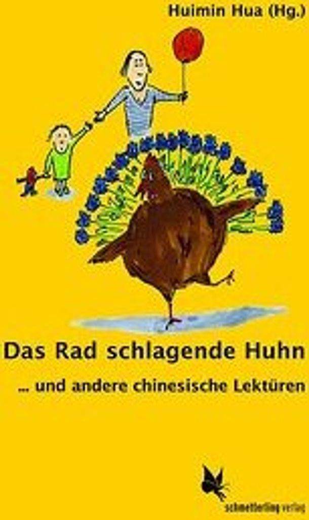 Das Rad schlagende Huhn
