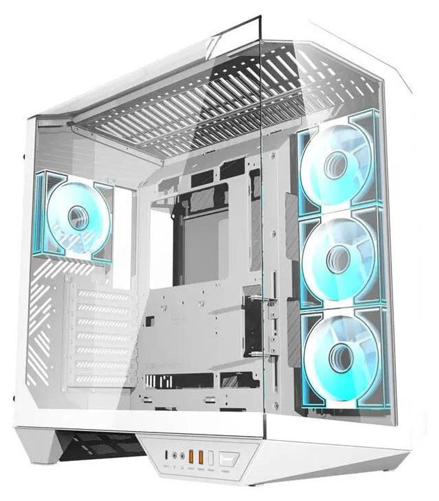 darkFlash Darkflash DY470 computer case (white) + 4 fans Produktbild 