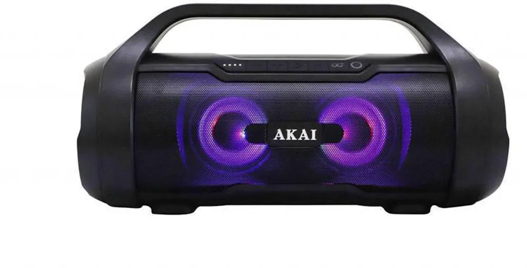 Enceinte portable Bluetooth AKAI ABTS-50 avec Radio FM et port USB Noir