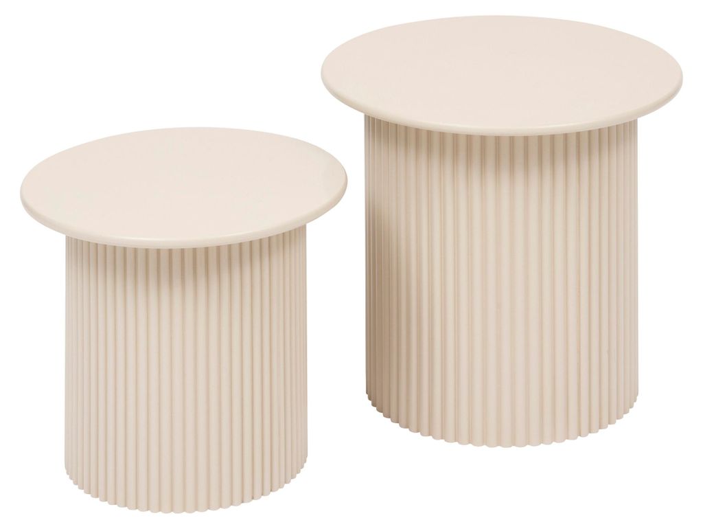 Runde Couchtische EINO, kleiner und großer, 2er-Set Produktbild 