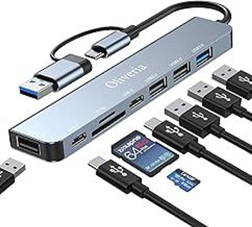 Hub USB C 3.0 8 in 2: Prestazioni Elevate per MacBook e Laptop PC