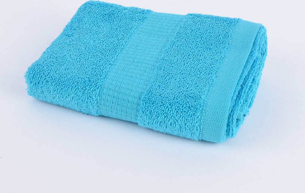 Qualitätsfrottee Handtuch 100% Baumwolle 500g/qm türkis Größe Handtuch 50 x 100 cm