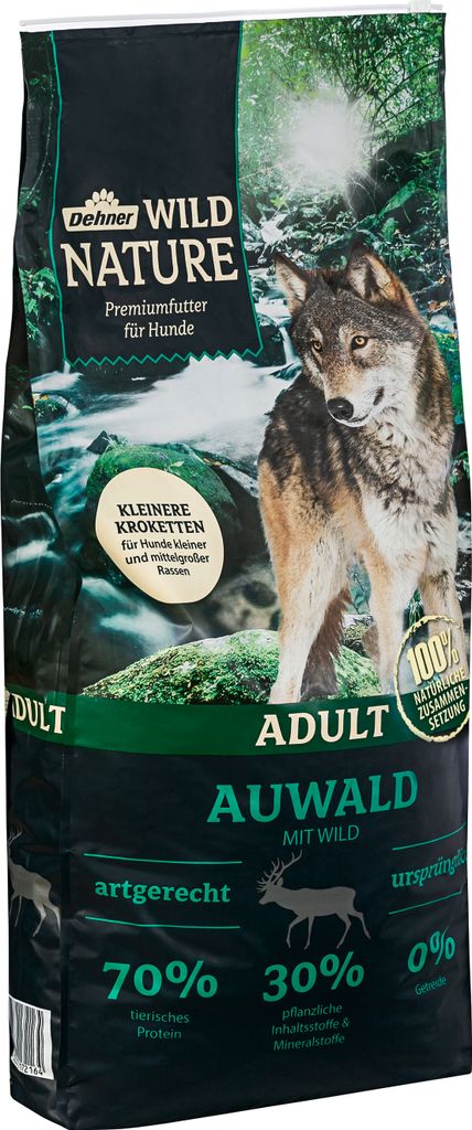 Dehner Wild Nature Hundefutter Auwald, Trockenfutter Produktbild