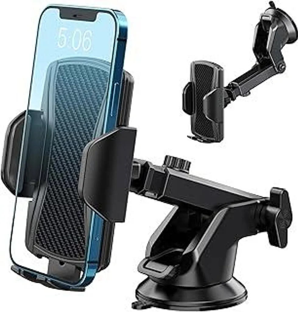 Supporto Smartphone Auto Hoppac Design 360 Gradi Ventosa Potente