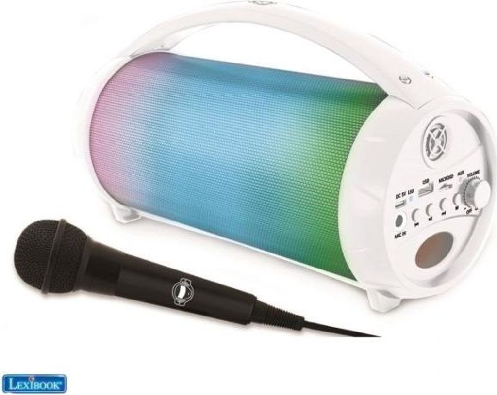 LEXIBOOK Bluetooth-Speaker UKW USB TWS MicroSD Mikro Licht Image du produit 