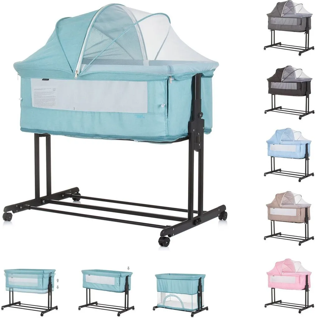 Berceau Cododo et Parc Bébé Évolutif Zen Chipolino avec Accessoires