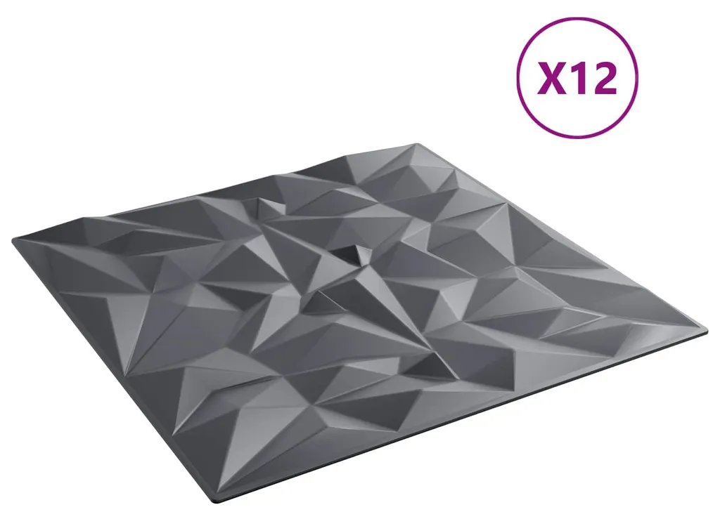 Rénovez vos Murs Abîmés avec ces Panneaux XPS Gris Améthyste 50x50 cm x12