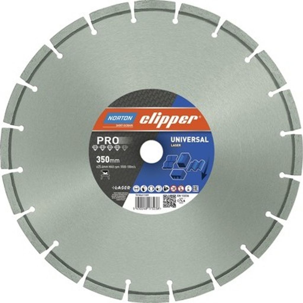 Norton Clipper Diamantscheibe Pro Universal Laser Ø Produktbild 