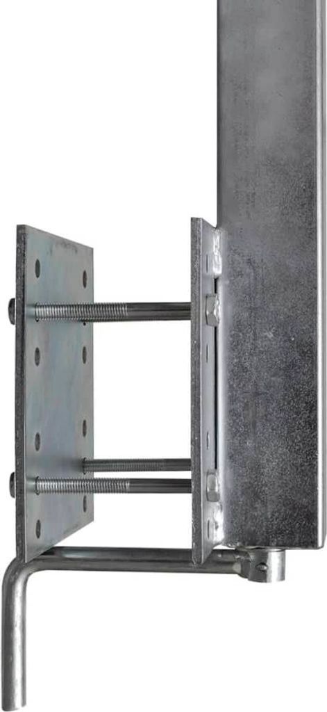 vidaXL Bootstrailer-Stützen Doppelrad 2er-Set 59-84 cm Produktbild 