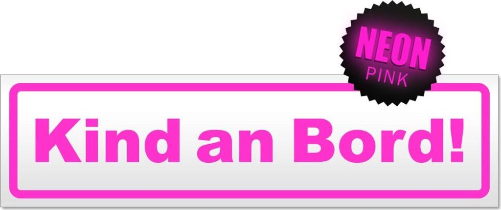 Kind an Bord Magnetschild Schild magnetisch