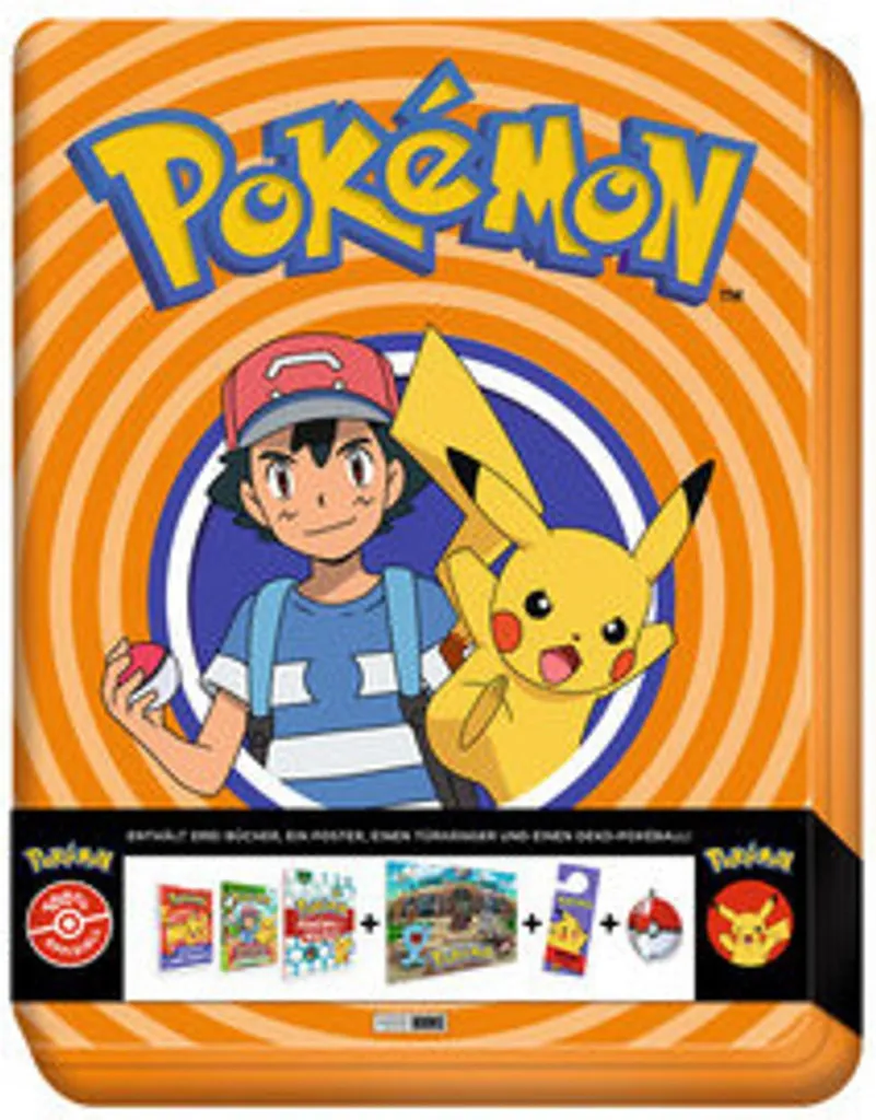 Panini Pokémon Die Große Fan-Box : Coffret Collector avec Cartes et Stickers