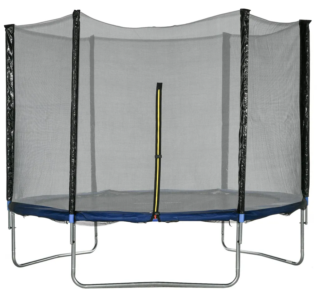 Trampoline 305 cm sécurisé contre les chutes avec filet de protection
