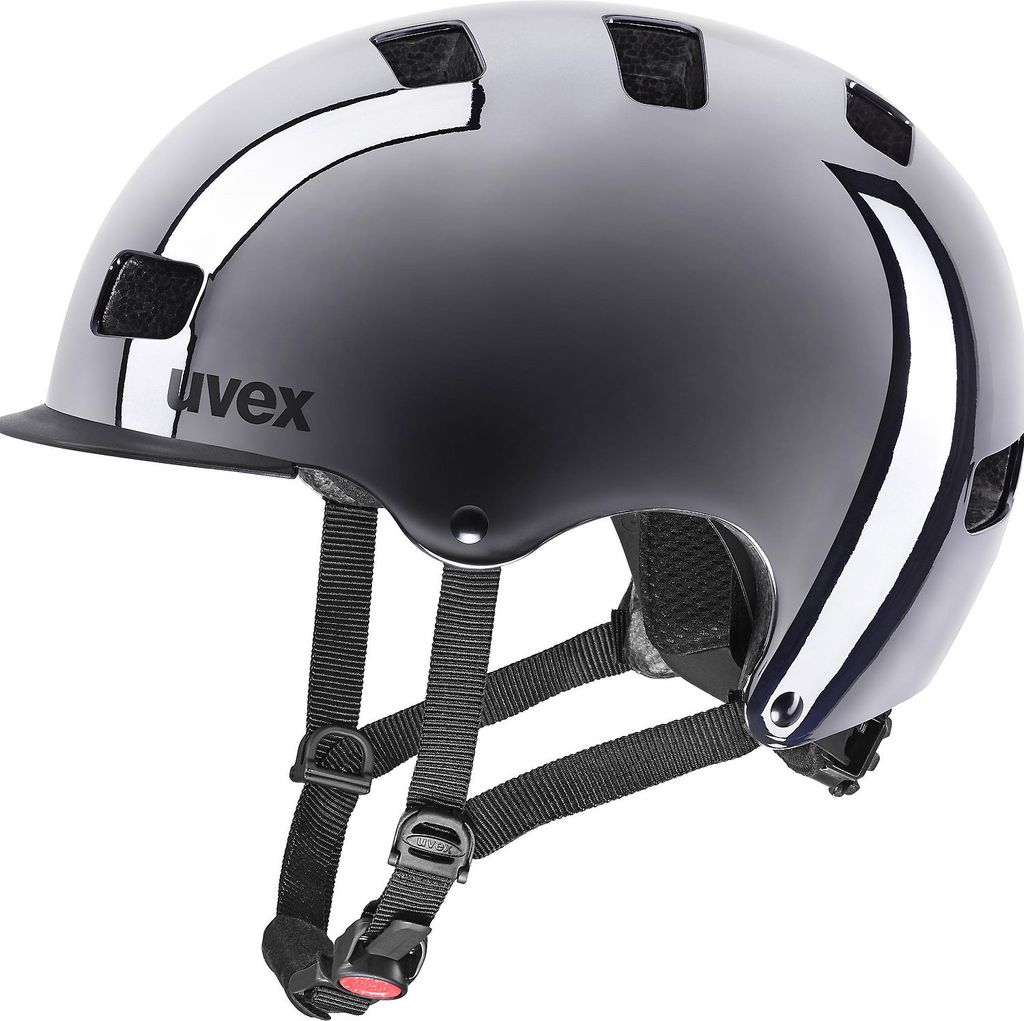uvex hlmt 5 bike pro Fahrradhelm, Farbe:gunmetal chrome, Größe:55-58