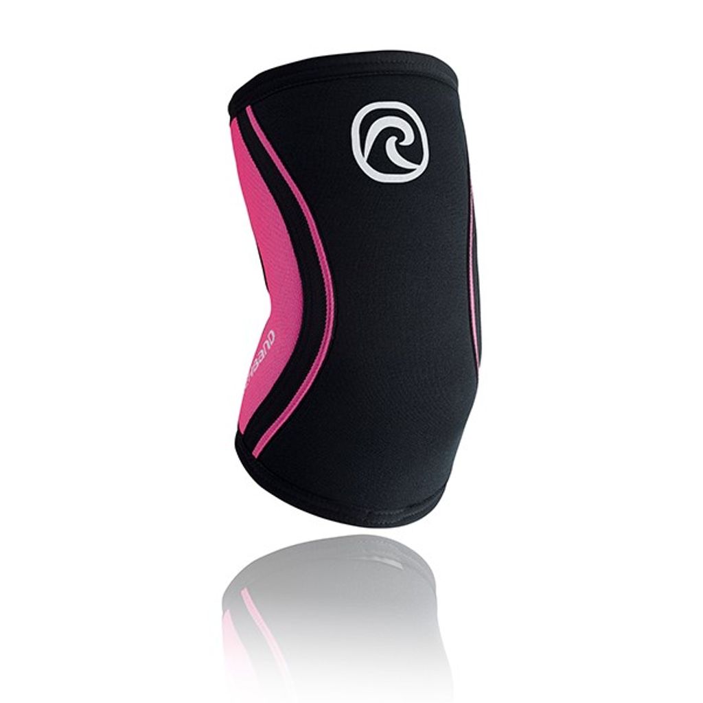 RX Ellenbogenbandage - 5 mm - Schwarz/Rosa