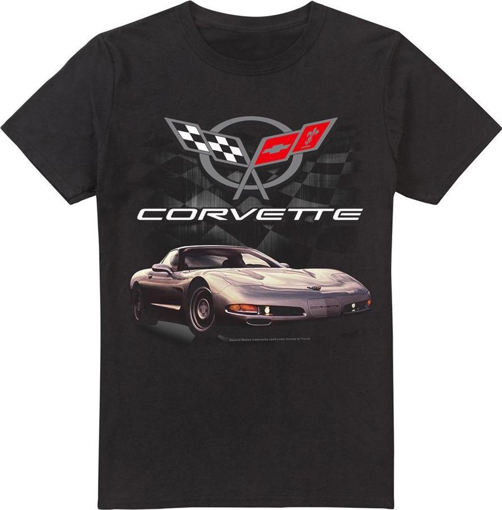 Chevrolet - "Checkered Past" T-Shirt für Herren/Damen Uni TV21856 (5XL) (Schwarz)
