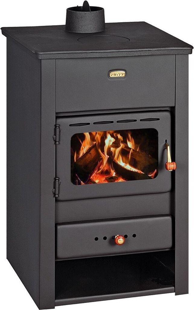 Poêle à bois avec compartiment à bois PRITY K2 CP 10kW Image du produit 