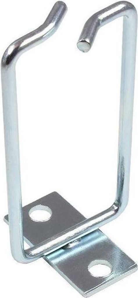 Kabelführungsbügel mit zentraler Montageplatte, Stahl 40x80mm