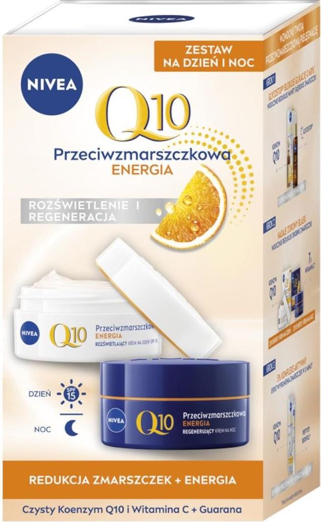 Q10 Energy zestaw rozświetlający krem na dzień 50ml + Zdjęcie produktu 