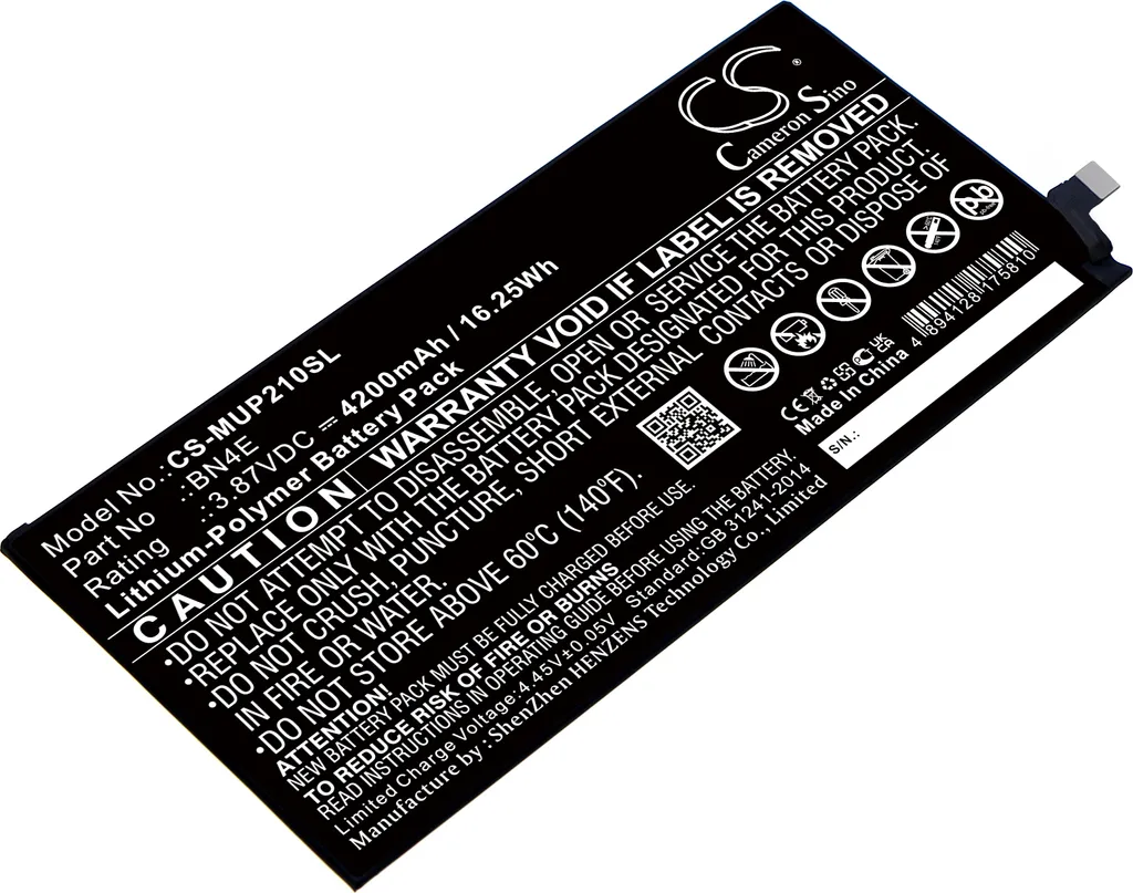 Batterie BN4E pour Xiaomi Mi Pad 5 et 21051182G - Haute Capacité TECHTEK