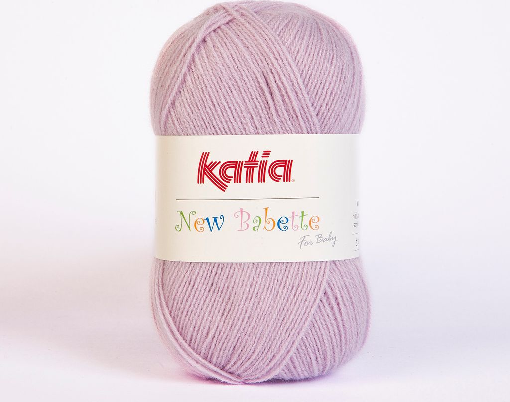 NEW BABETTE von Katia - LILA CLARO (126) - 50 g / ca. 335 m Wolle