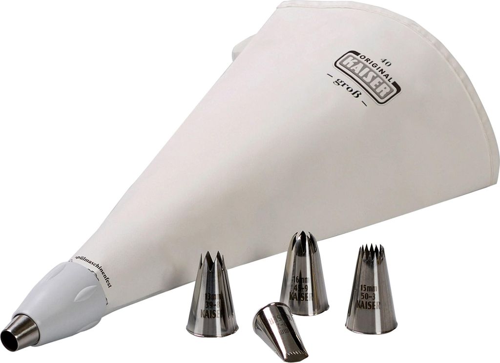 Original Kaiser Profi Spritzbeutel-Set 7-teilig La Forme Produktbild 