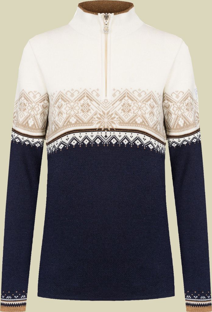 DALE OF NORWAY Moritz Sweater Damen Pullover aus Merino Wolle blau M